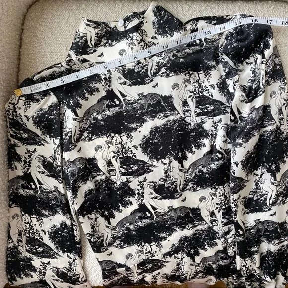 Reformation Maple Dress Elysian 100% Silk Size 0